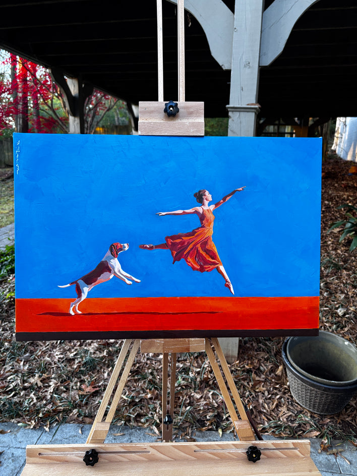 Dog Lake by Keith Thomson |  Context View of Artwork 
