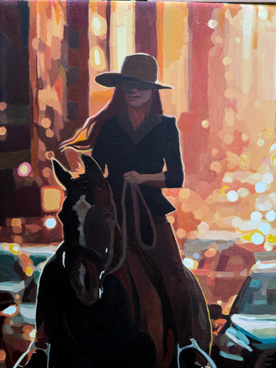 Downtown Express by Keith Thomson |   Closeup View of Artwork 