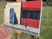 Original art for sale at UGallery.com | Elevator? by Keith Thomson | $2,300 | oil painting | 16' h x 24' w | thumbnail 2