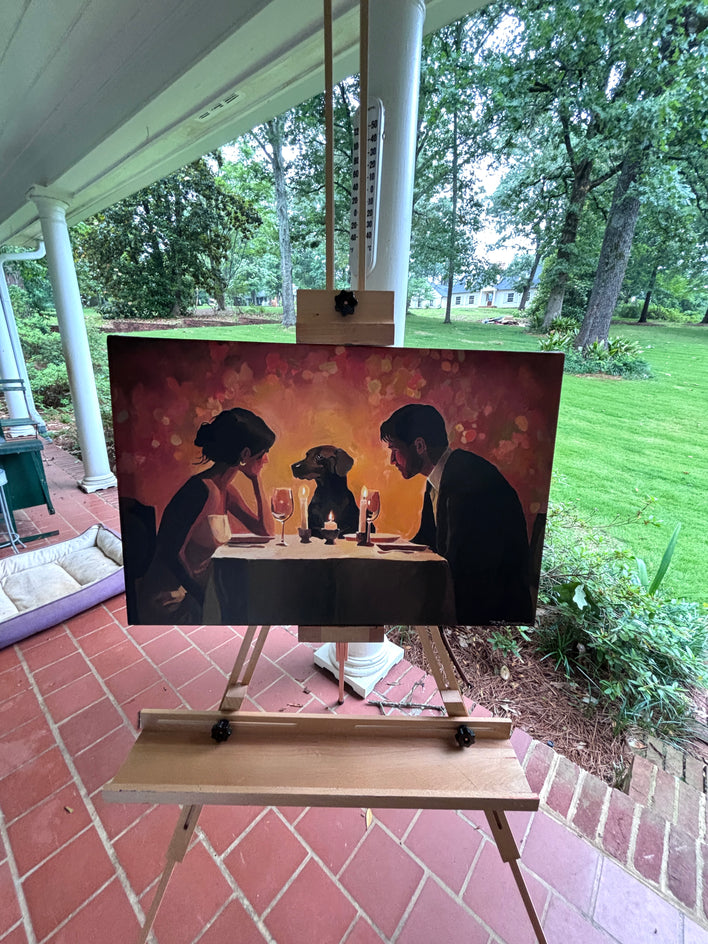 Family Dinner by Keith Thomson |  Context View of Artwork 