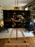 Original art for sale at UGallery.com | He Was Taller Online by Keith Thomson | $2,100 | oil painting | 16' h x 24' w | thumbnail 3