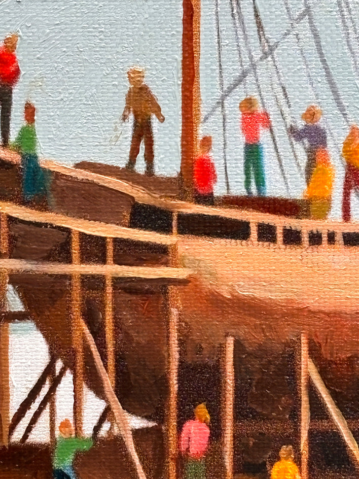 How They Do It by Keith Thomson |  Closeup View of Artwork 