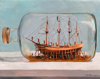 Original art for sale at UGallery.com | How They Do It by Keith Thomson | $1,175 | oil painting | 11' h x 14' w | thumbnail 1