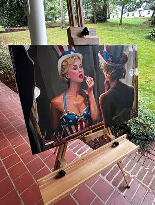 Independence Night by Keith Thomson |  Side View of Artwork 