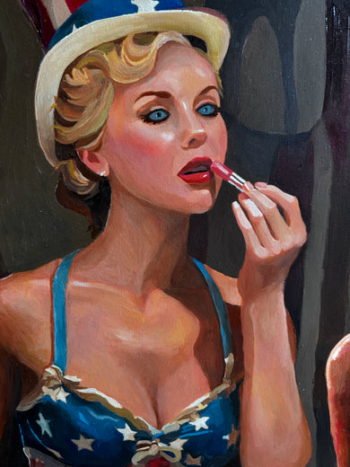 Independence Night by Keith Thomson |   Closeup View of Artwork 