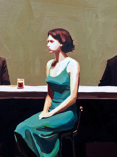 Ladies Drink Free!!! by Keith Thomson |   Closeup View of Artwork 