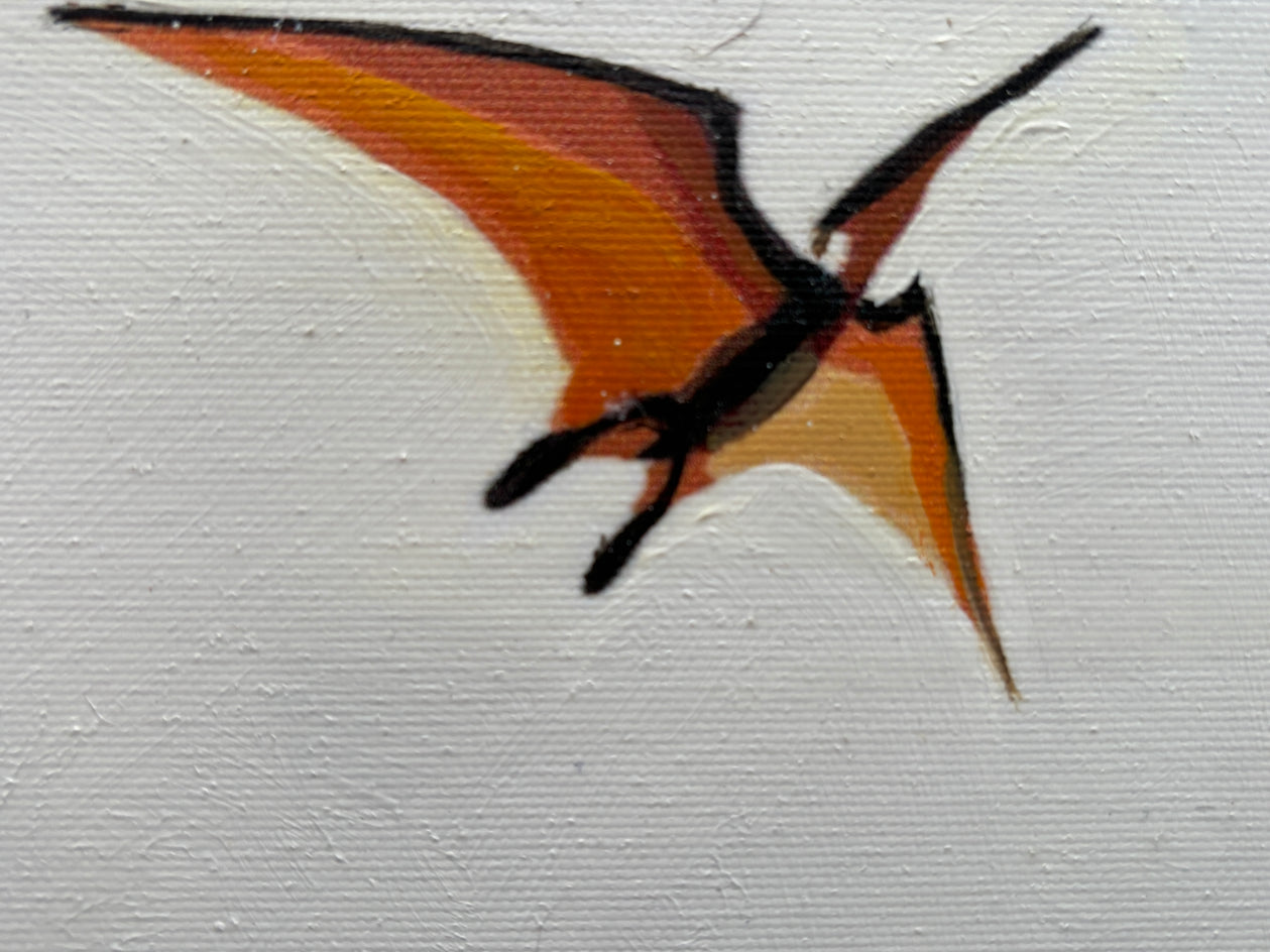 Large Bird in the Flatiron District by Keith Thomson |  Closeup View of Artwork 