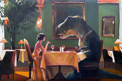 Original art for sale at UGallery.com | May-December by Keith Thomson | $4,175 | oil painting | 20' h x 30' w | thumbnail 1