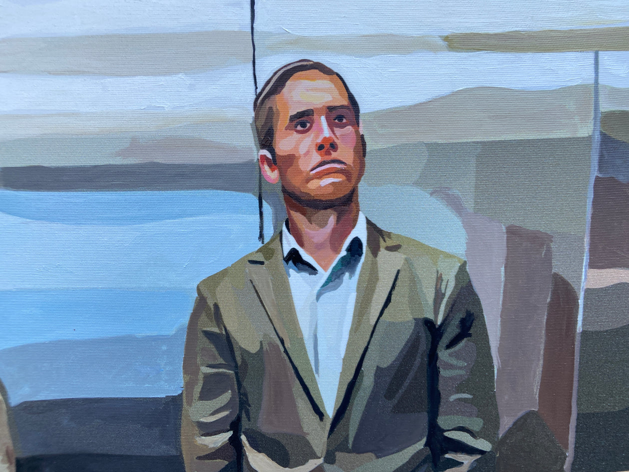 Elevator Music by Keith Thomson |  Closeup View of Artwork 