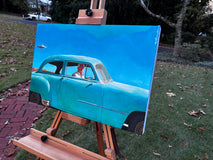 Original art for sale at UGallery.com | Object in the Mirror by Keith Thomson | $2,600 | oil painting | 16' h x 24' w | thumbnail 2