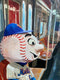Original art for sale at UGallery.com | Out to the Ballgame by Keith Thomson | $2,300 | mixed media artwork | 24' h x 16' w | thumbnail 4