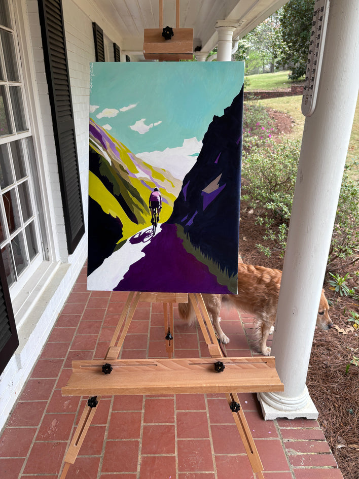Purple Mountains by Keith Thomson |  Context View of Artwork 