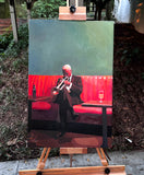 Original art for sale at UGallery.com | Round Two A.M. by Keith Thomson | $2,500 | mixed media artwork | 24' h x 16' w | thumbnail 3