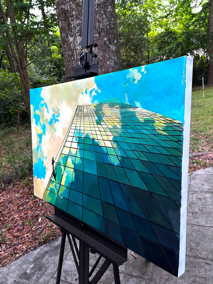 Scraper by Keith Thomson |  Side View of Artwork 