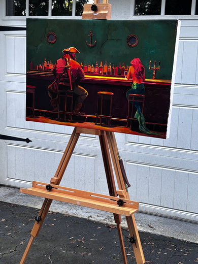 Sea Shanty by Keith Thomson |  Side View of Artwork 