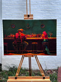 Original art for sale at UGallery.com | Sea Shanty by Keith Thomson | $4,175 | oil painting | 20' h x 30' w | thumbnail 3
