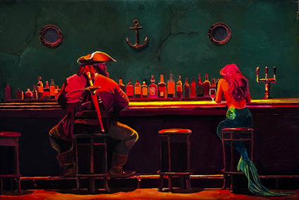 oil painting by Keith Thomson titled Sea Shanty