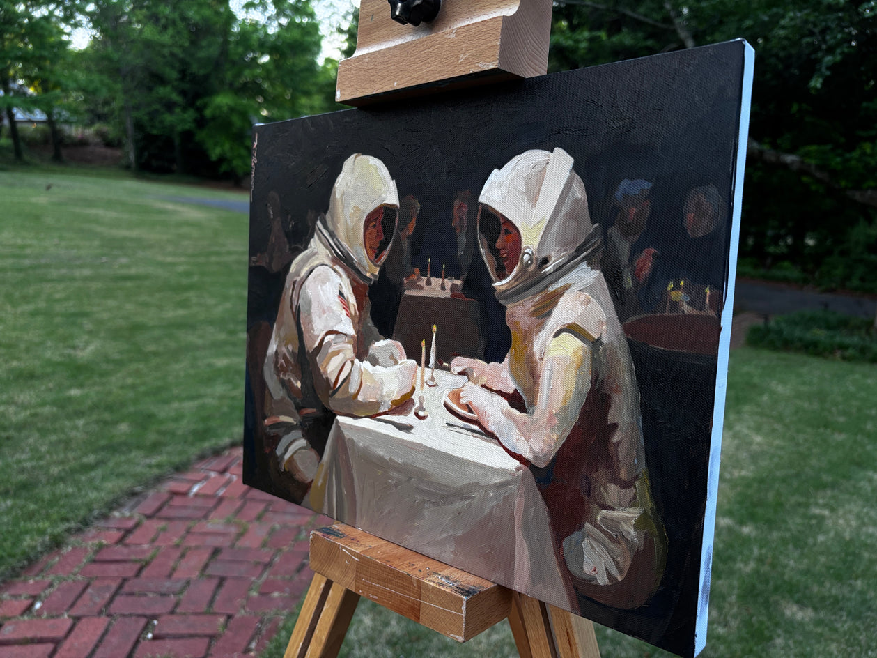 Star-Crossed by Keith Thomson |  Side View of Artwork 