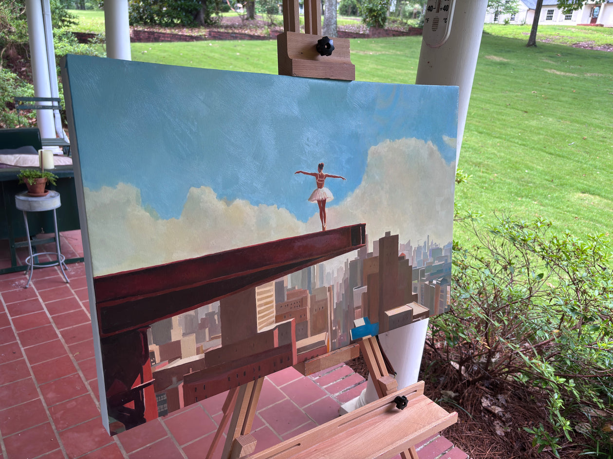 Steel by Keith Thomson |  Side View of Artwork 