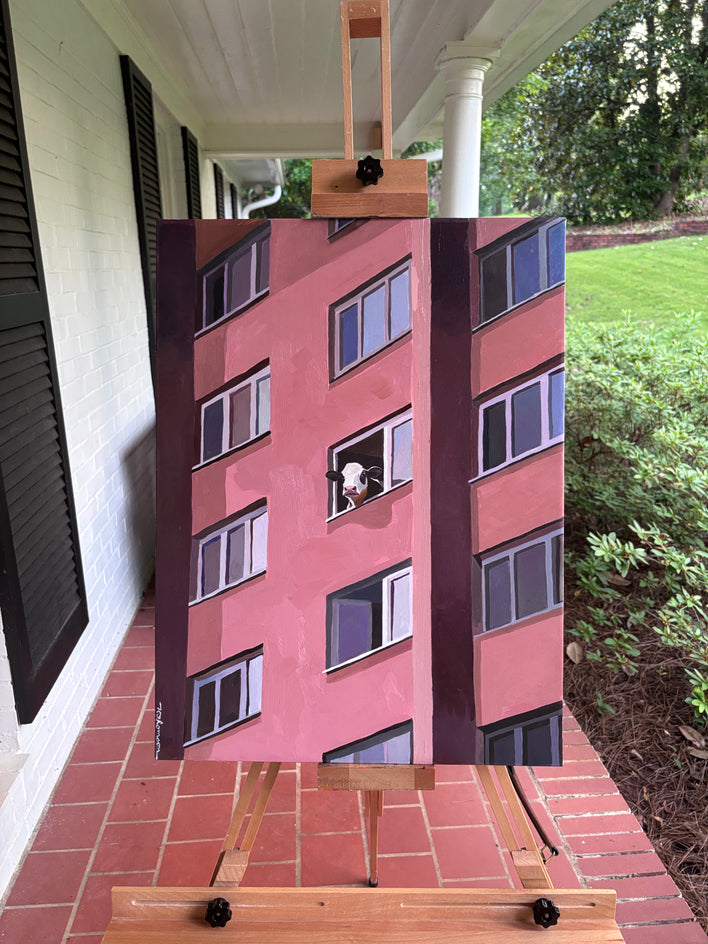 The Cow of East 86th Street by Keith Thomson |  Context View of Artwork 