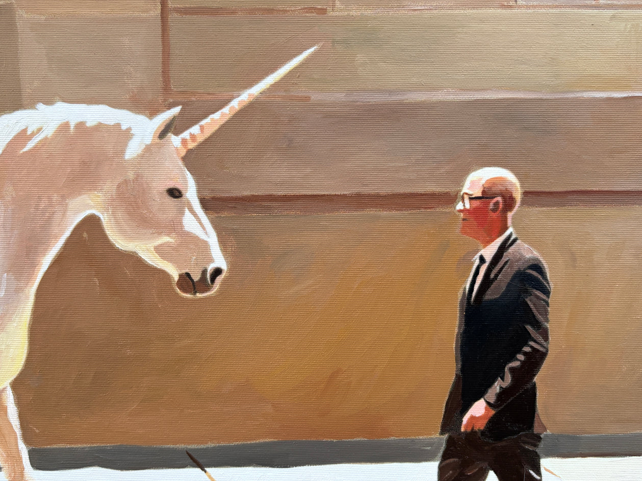 The Exception Proves the Rule by Keith Thomson |  Closeup View of Artwork 