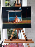 Original art for sale at UGallery.com | The Journey Is Half the Fun by Keith Thomson | $2,700 | oil painting | 16' h x 24' w | thumbnail 3