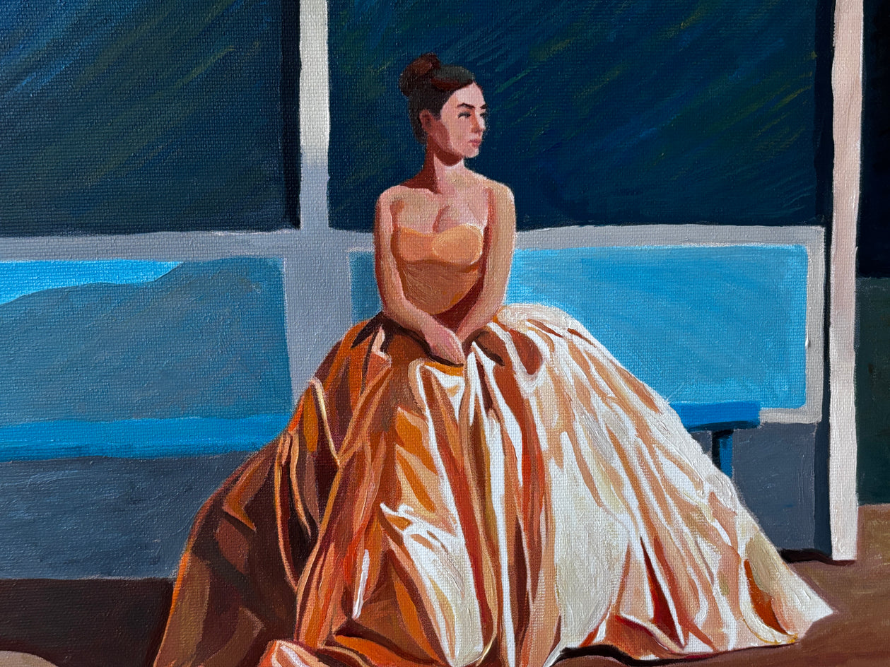 The Journey Is Half the Fun by Keith Thomson |  Closeup View of Artwork 