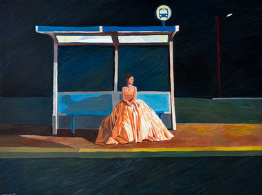 oil painting by Keith Thomson titled The Journey Is Half the Fun