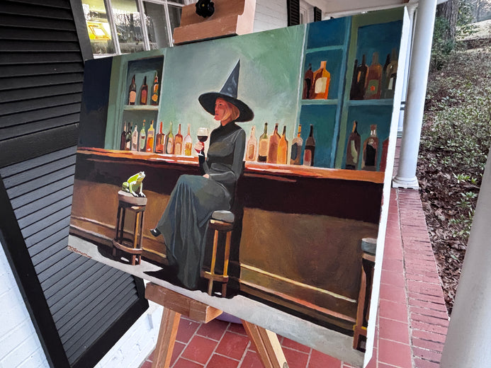 The Pickup Artist by Keith Thomson |  Side View of Artwork 