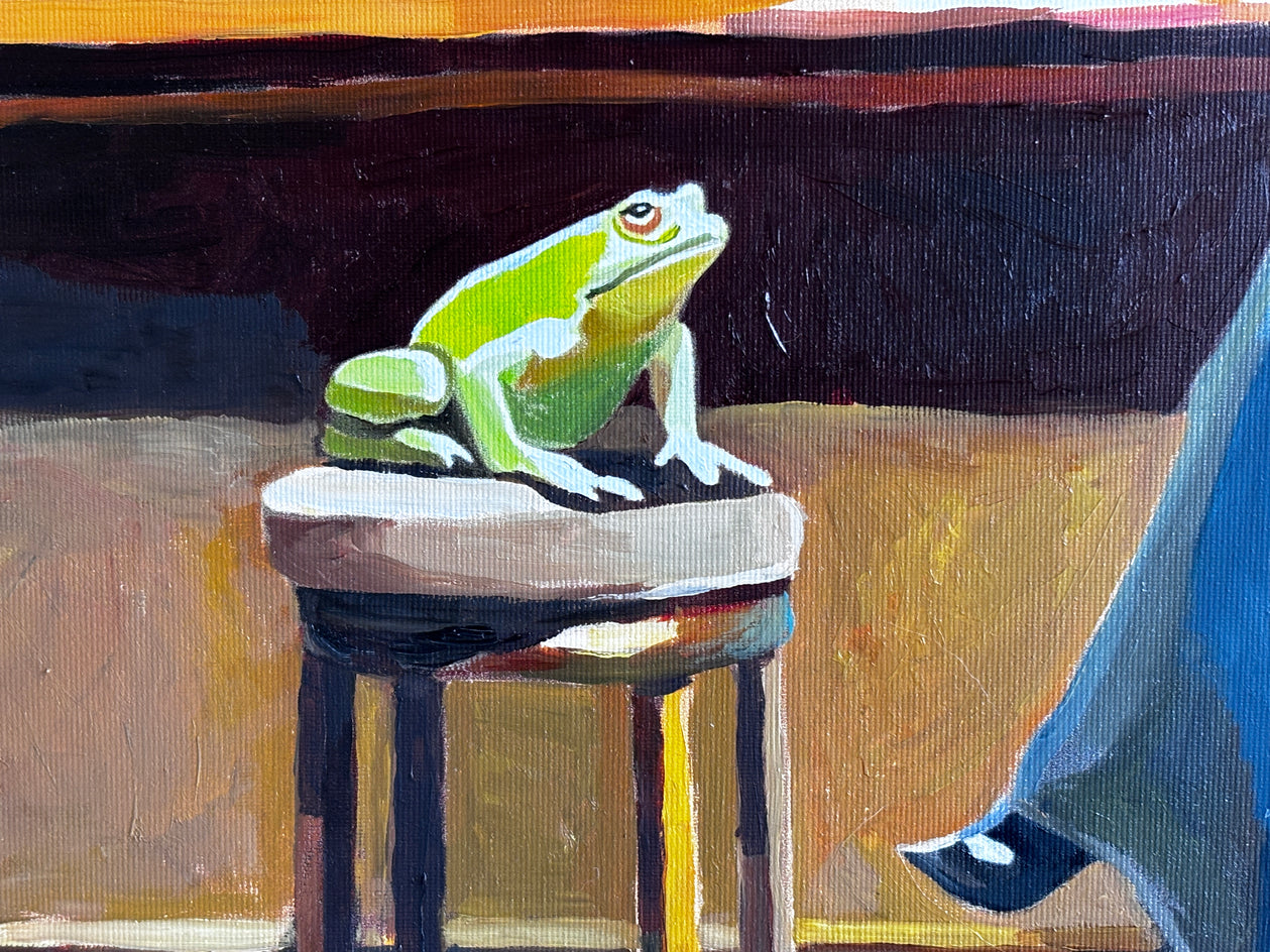 The Pickup Artist by Keith Thomson |  Closeup View of Artwork 