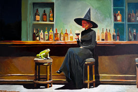 Original art for sale at UGallery.com | The Pickup Artist by Keith Thomson | $2,700 | oil painting | 16' h x 24' w