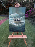 Original art for sale at UGallery.com | The Tub by Keith Thomson | $3,875 | oil painting | 30' h x 20' w | thumbnail 3