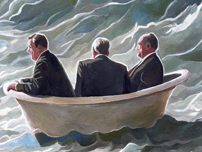 The Tub by Keith Thomson |   Closeup View of Artwork 