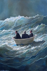 oil painting by Keith Thomson titled The Tub