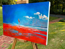 Original art for sale at UGallery.com | The Wednesday After Labor Day by Keith Thomson | $2,300 | oil painting | 16' h x 24' w | thumbnail 2