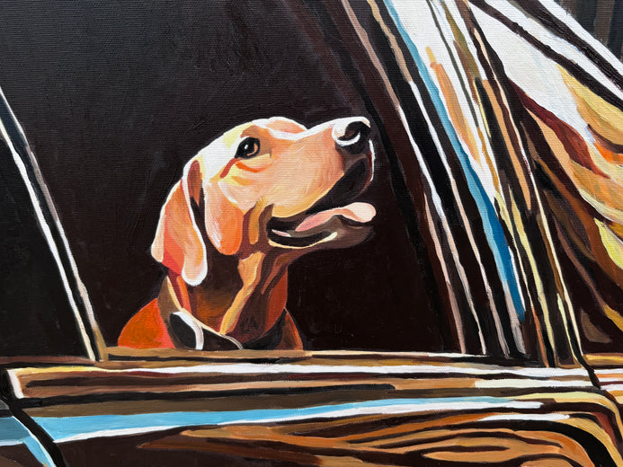 Top Dog by Keith Thomson |   Closeup View of Artwork 