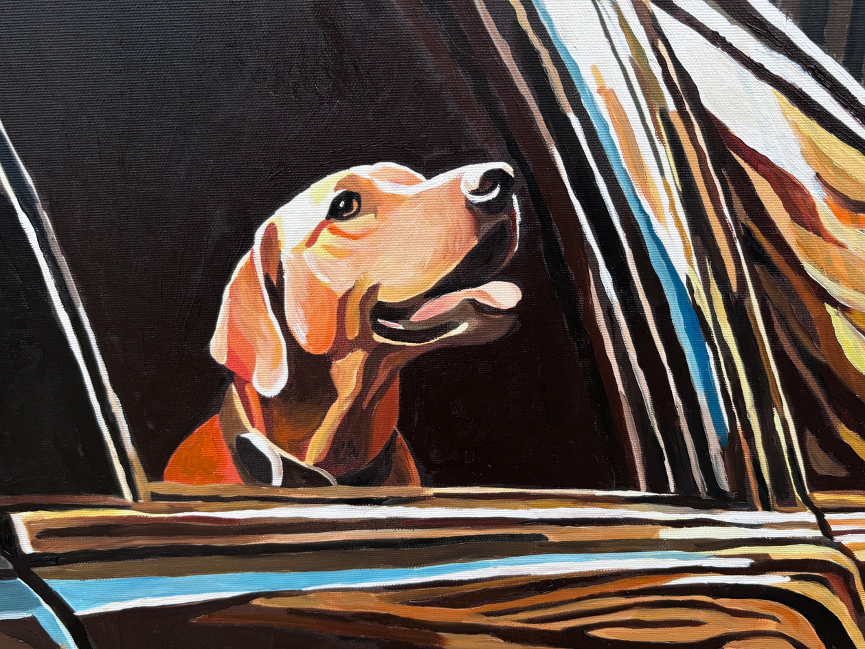 Top Dog by Keith Thomson |  Closeup View of Artwork 
