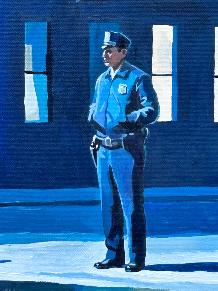Upper East Side by Keith Thomson |  Closeup View of Artwork 