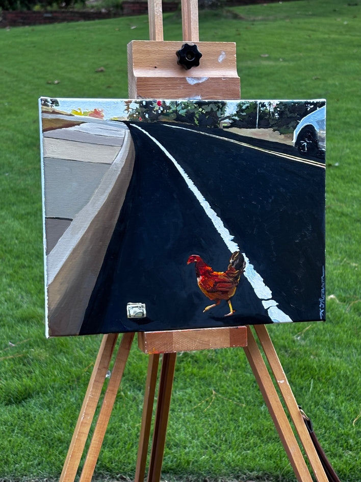 Why. by Keith Thomson |  Side View of Artwork 