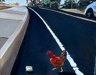 oil painting by Keith Thomson titled Why.