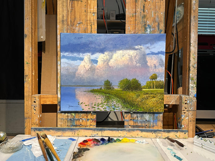 Evening at the Lake by Kent Sullivan |  Context View of Artwork 