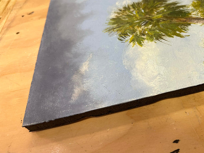 Jackson Creek Florida by Kent Sullivan |  Side View of Artwork 