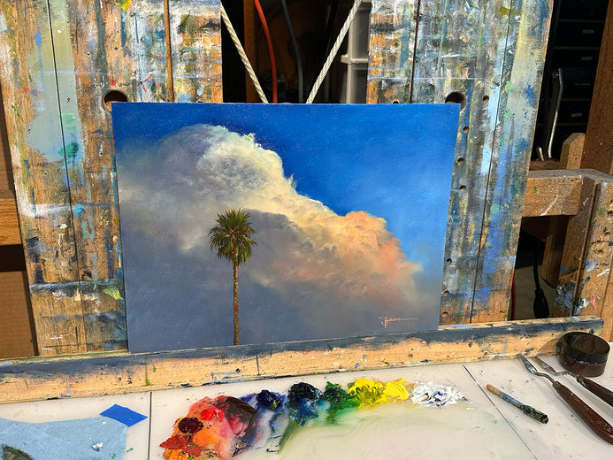 Tall Palm by Kent Sullivan |  Context View of Artwork 