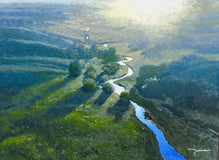 Original art for sale at UGallery.com | Throwing Shade by Kent Sullivan | $4,100 | oil painting | 14' h x 18' w | thumbnail 1