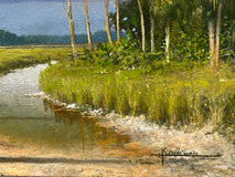 Original art for sale at UGallery.com | Wikiva Basin by Kent Sullivan | $3,600 | oil painting | 16' h x 20' w | thumbnail 4