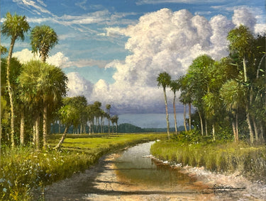 oil painting by Kent Sullivan titled Wikiva Basin