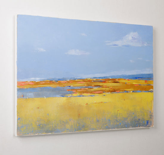 Blooming Fields by Kestutis Jauniškis |  Side View of Artwork 