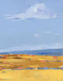 Original art for sale at UGallery.com | Blooming Fields by Kestutis Jauniškis | $675 | oil painting | 11.8' h x 15.7' w | thumbnail 4