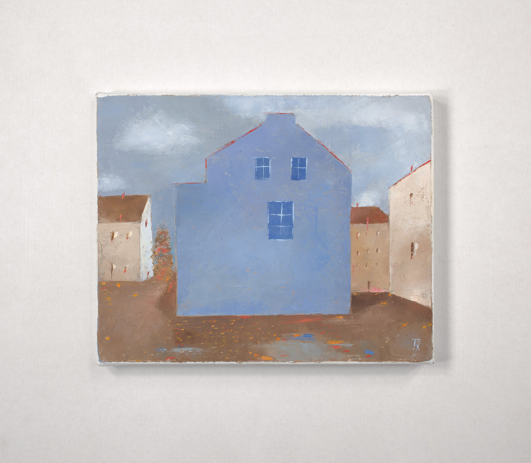 Blue House by Kestutis Jauniškis |  Context View of Artwork 