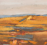Original art for sale at UGallery.com | Landscape 30 by Kestutis Jauniškis | $750 | oil painting | 10.6' h x 17.7' w | thumbnail 4